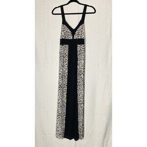 Half moon maxi dress Leopard Black & White Knit Tank Medium